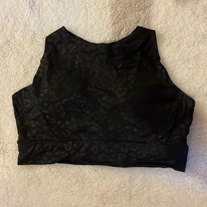 Ollie Marie Black Leopard Sports Bra